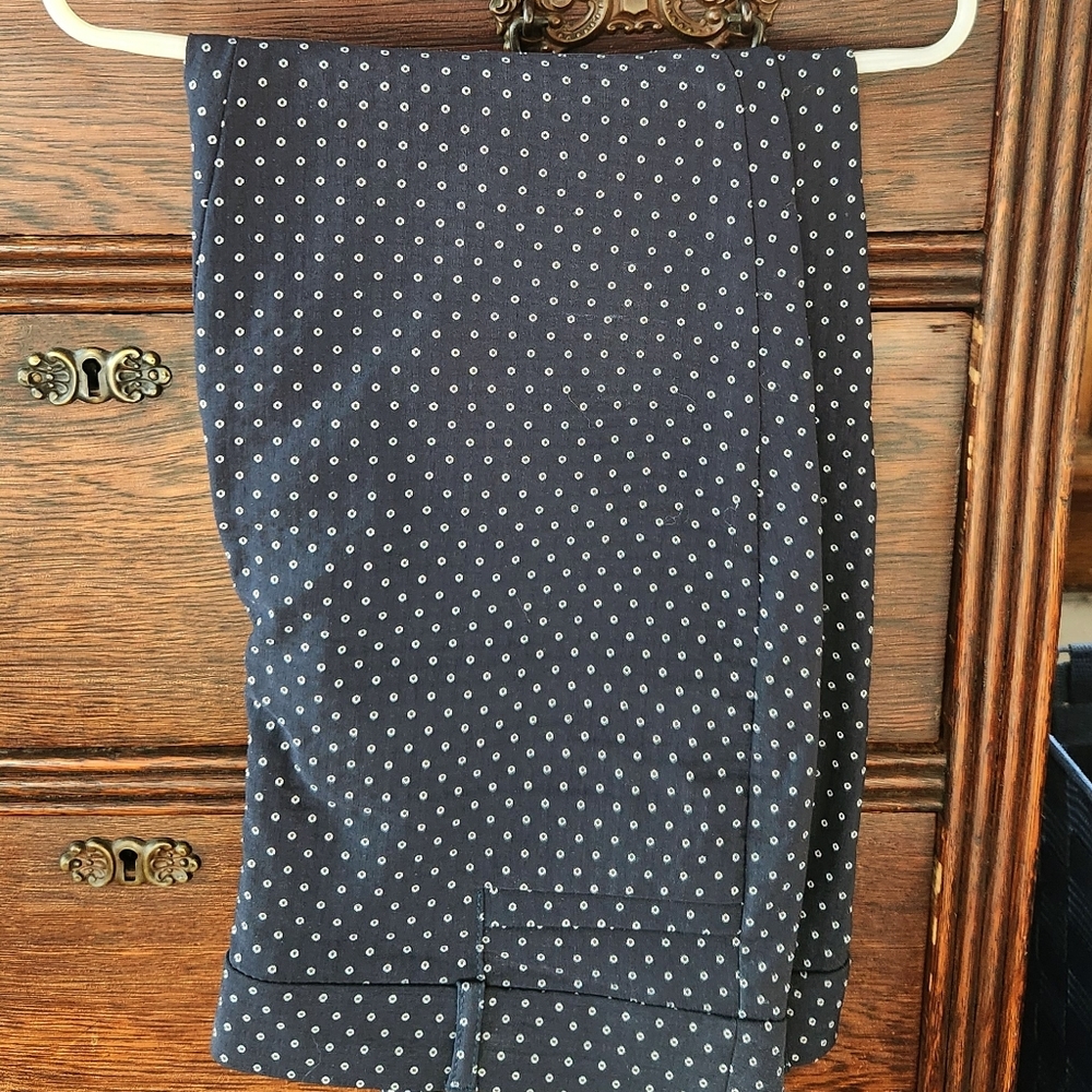 Banana Republic Slim Fit Blue Dress Pants